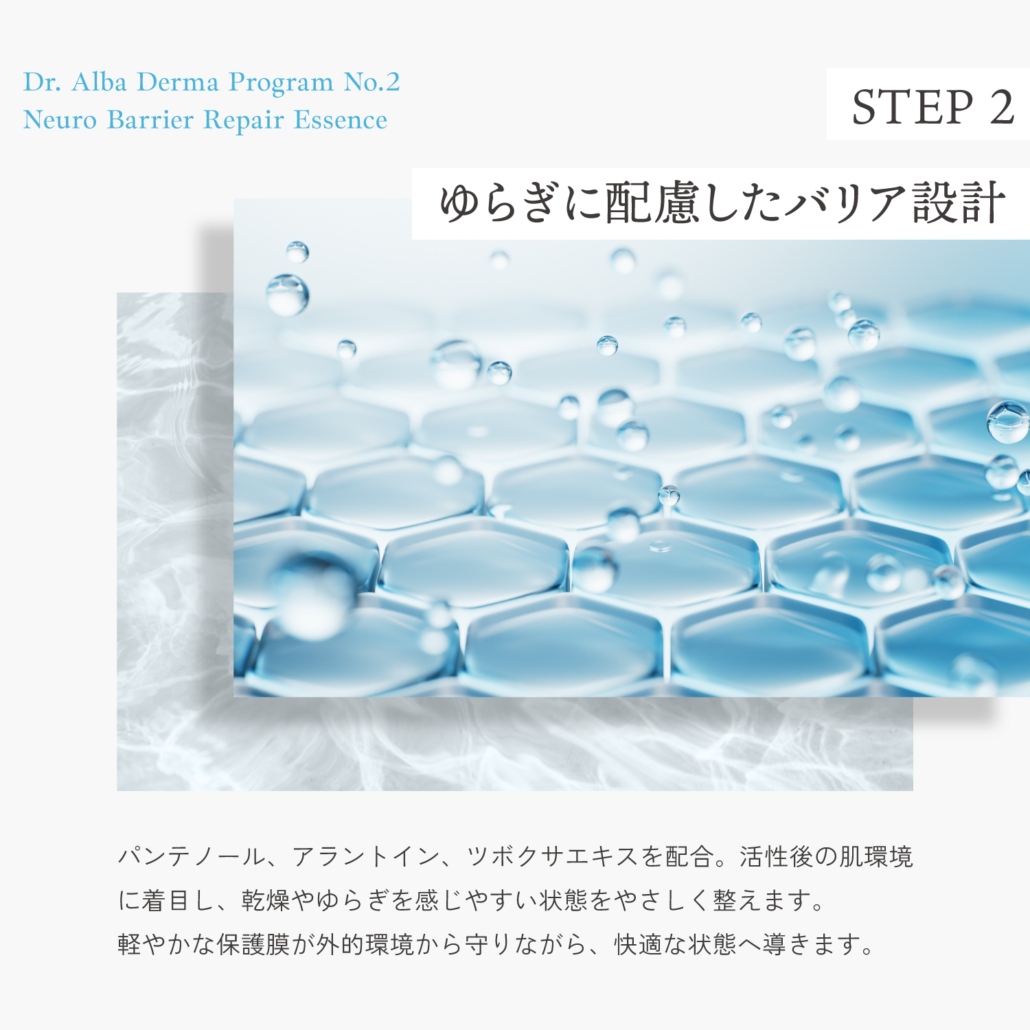 Dr.Alba ダーマプログラム 美容液セット 保湿 うるおい ハリ キメ 整肌 敏感肌対応 Micro Pulse™ 設計 - 拡大画像8