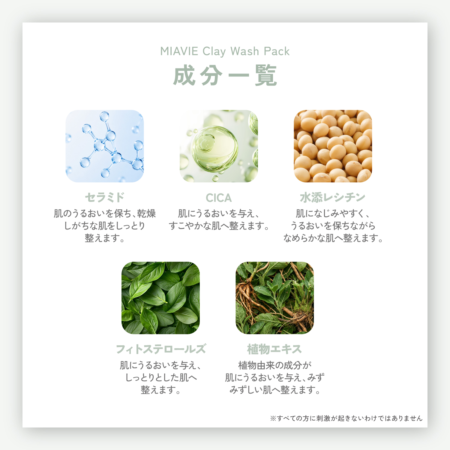 MIAVIA Clay Wash Pack  クレイウォッシュパック　角質ケア　毛穴汚れ - 商品画像12